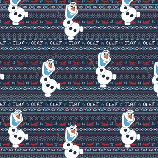 Disney - Frozen II - Olaf - Alpine Adventures - Cotton FLANNEL Fabric