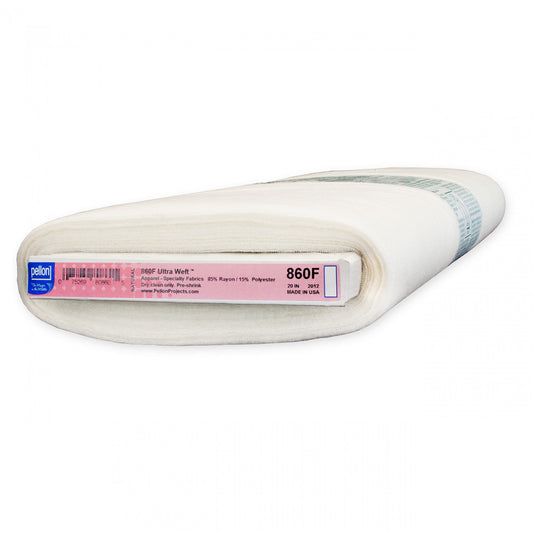Pellon - Ultra Weft Fusible Interfacing Stabilizer - 860F - Natural - 20" wide - 1/2 yard