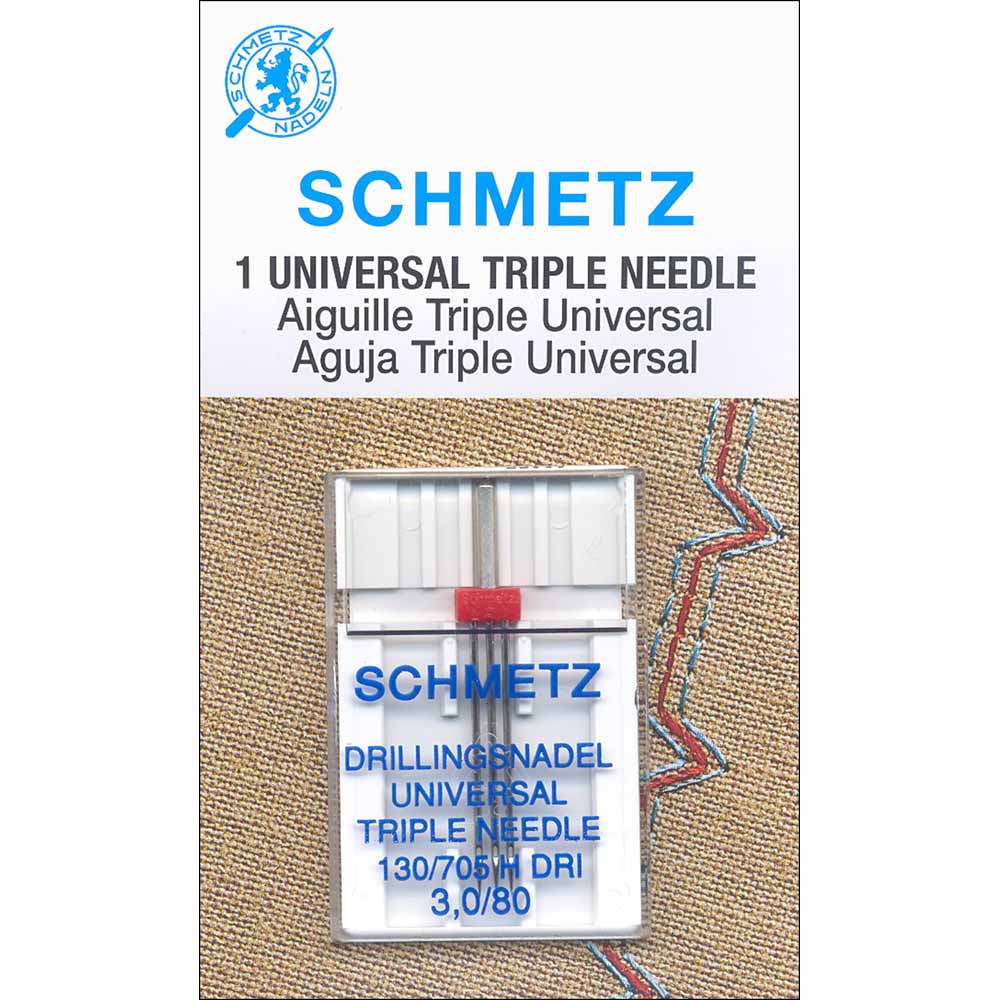 SCHMETZ #1797 Triple Needle Carded - 80/12 - 3.0mm - 1 count
