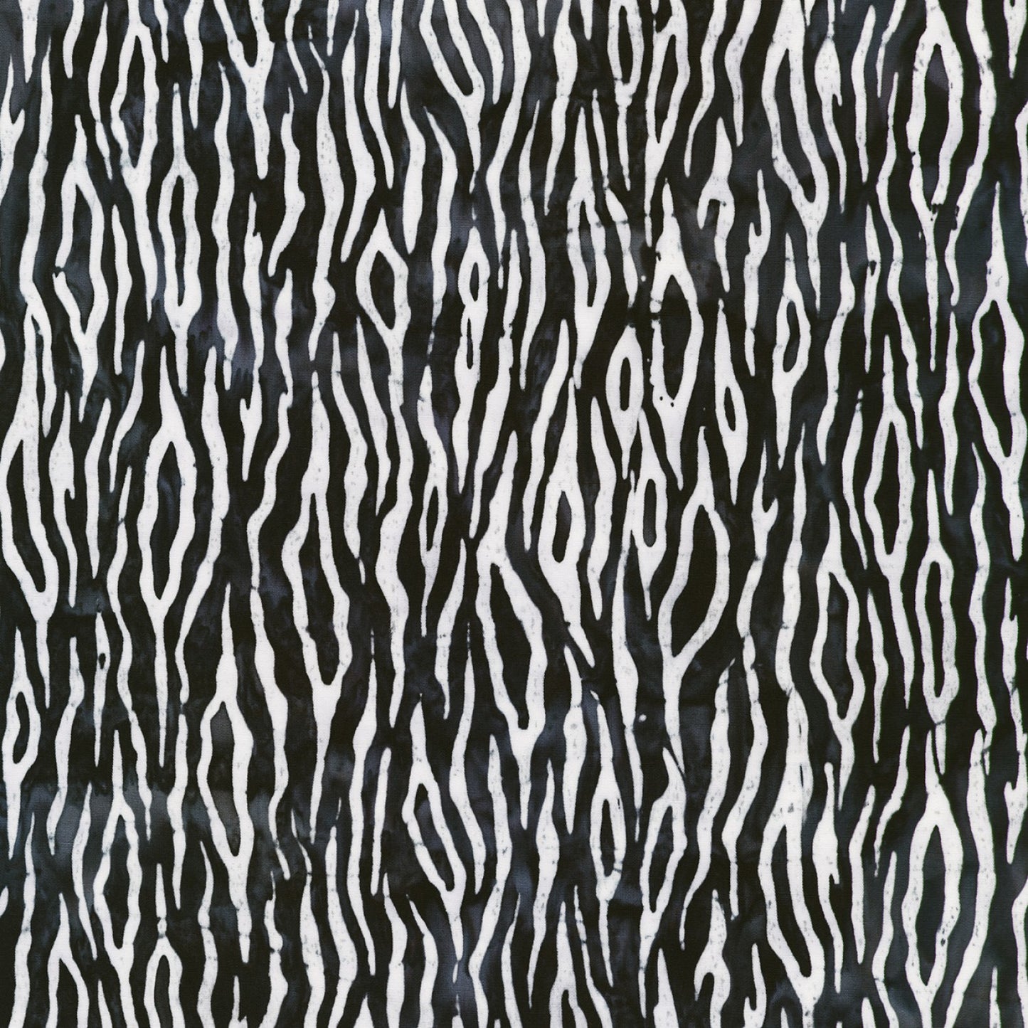 Serengeti Batiks - Pepper - Zebra - Cotton Fabric