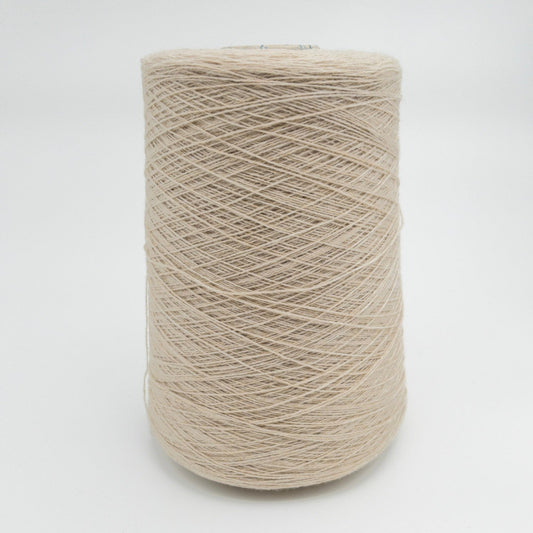 100% Cashmere Yarn - Deadstock Yarn - Carriagi - Made in Italy - Light Beige - Laceweight