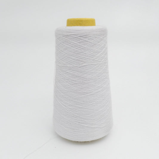 100% Cashmere Yarn - Deadstock Yarn - Bagno - Made in Italy - White - Lace Weight