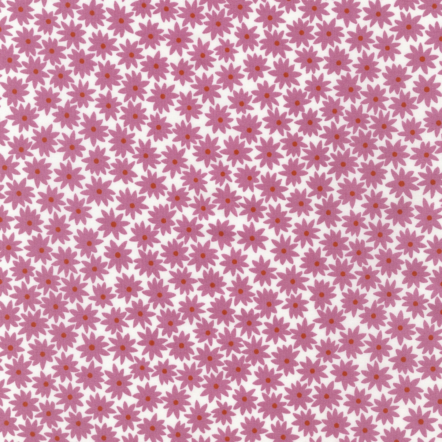 Sunroom - Purple Flowers - Cotton Fabric