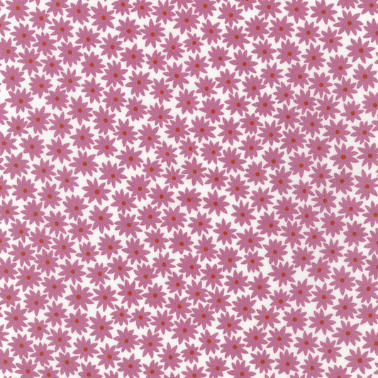Sunroom - Purple Flowers - Cotton Fabric