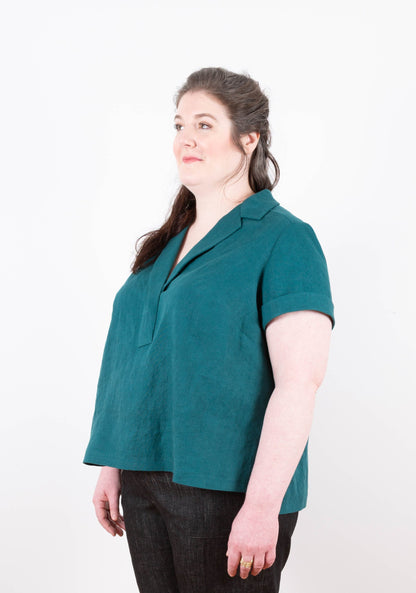 Augusta Shirt and Dress Shirt Pattern - Grainline Studio - Sizes 14 - 30