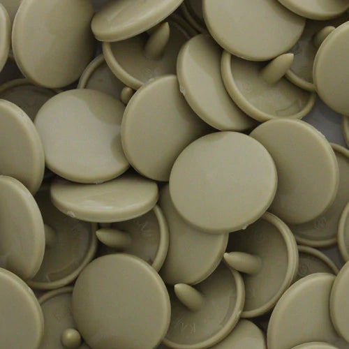 KamSnaps Plastic Snaps Size 20 B25 - Tan - Package of 20 Sets