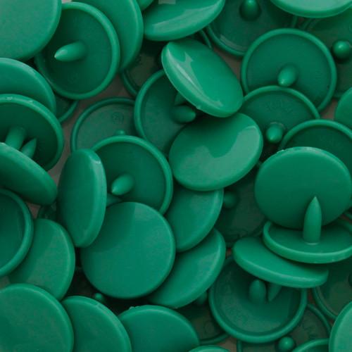 KamSnaps Plastic Snaps Size 20 - B29 Jade Green - Glossy - Package of 20 Sets