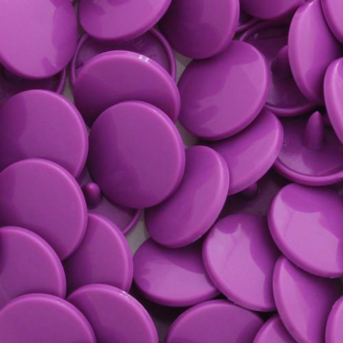 KamSnaps Plastic Snaps Size 20 - B41 Violet - Glossy - Package of 20 Sets