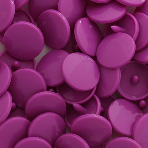 KamSnaps Plastic Snaps Size 20 - B56 Bright Violet - Glossy - Package of 20 Sets