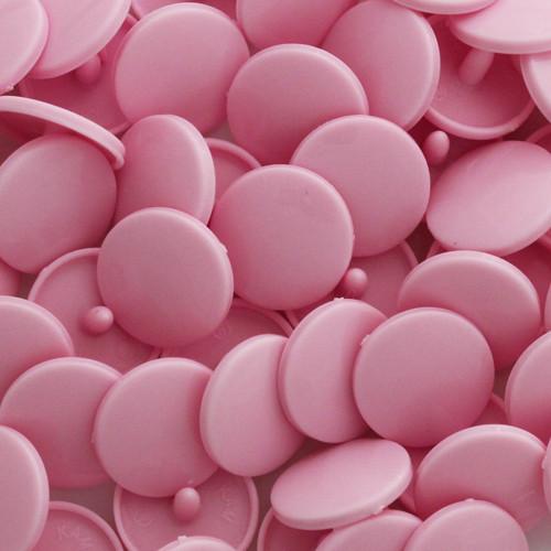 KamSnaps Plastic Snaps Size 20 - B57 Medium Pink - Glossy - Package of 20 Sets