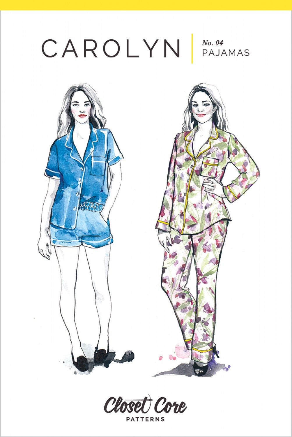 Carolyn Pajamas - By Closet Core Patterns
