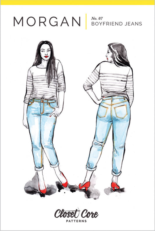 Morgan Boyfriend Jeans - By Closet Core Patterns