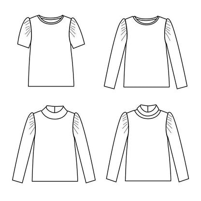 Ikatee - LOBELIA Tee-shirt - Kids 3-12Y-Paper Sewing Pattern