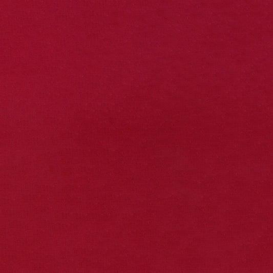 Silky Cotton Solids Japanese Quilting Fabric - Deep Red
