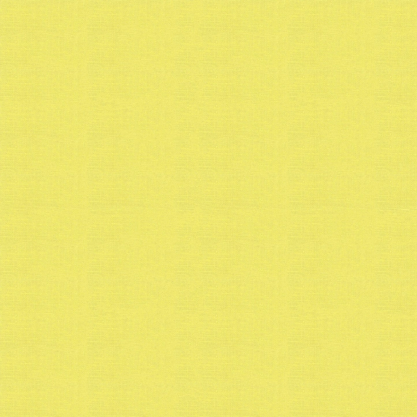 Silky Cotton Solids Japanese Quilting Fabric - Lemon