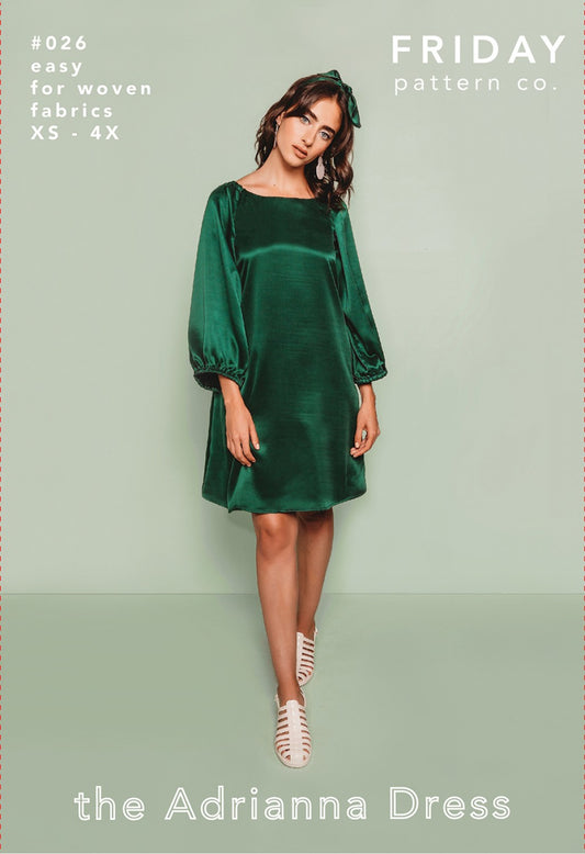 Adrianna Dress Pattern - By Friday Pattern Co