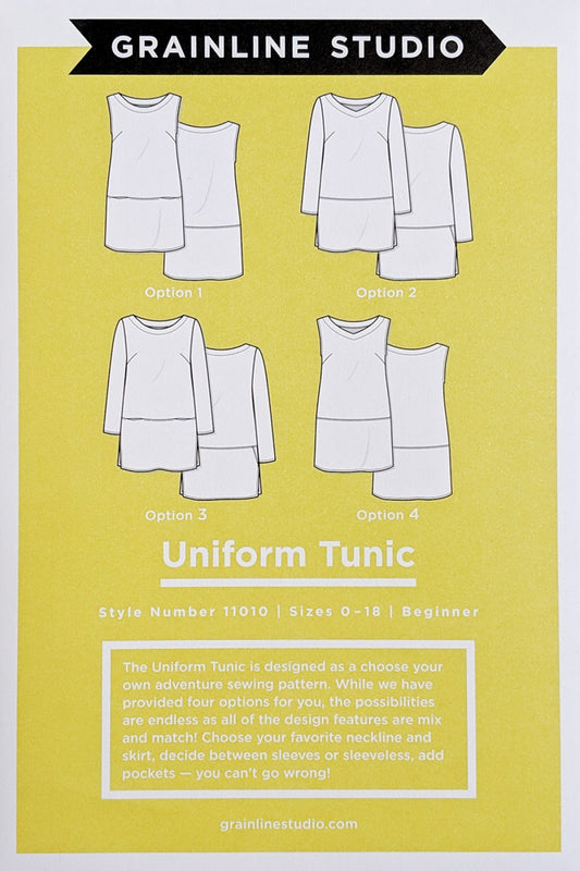The Uniform Tunic Pattern - 0 - 18 - Grainline Studio