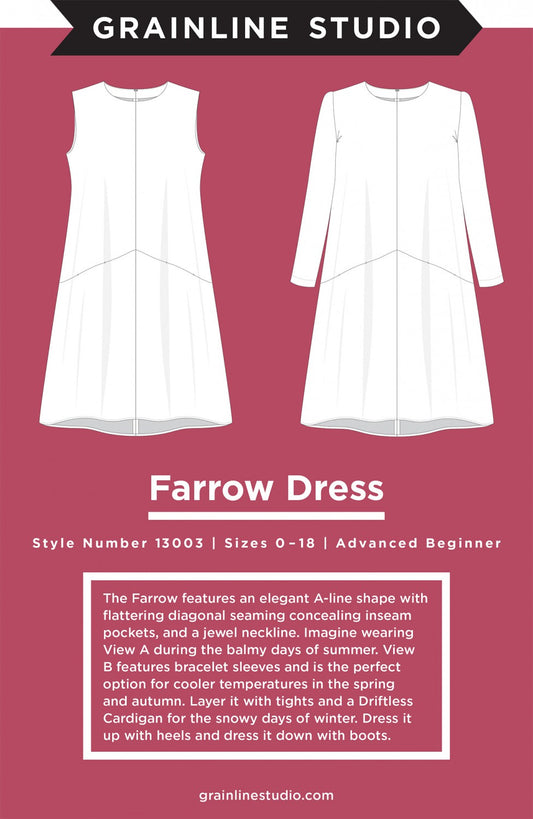 Farrow Shirtdress Pattern - 0 - 18 - Grainline Studio