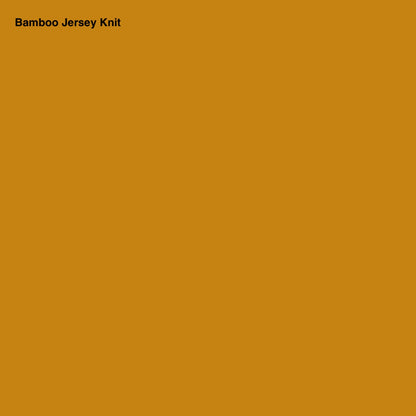 Bamboo/Cotton Stretch Jersey - Dark Mustard