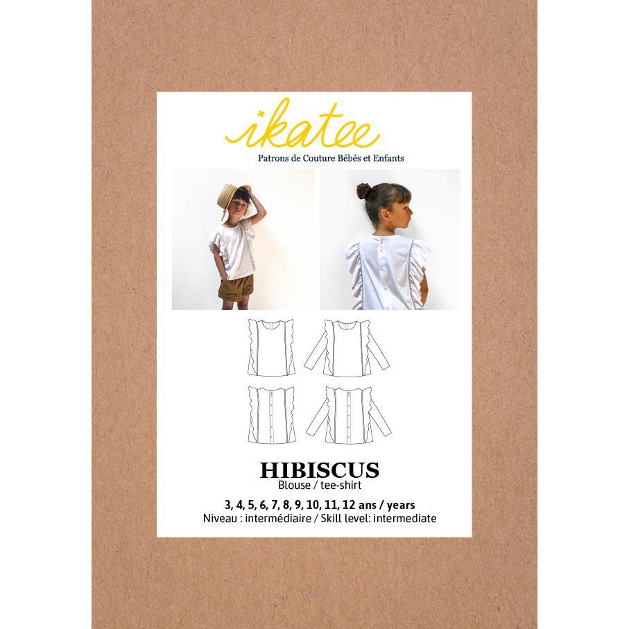 Ikatee - HIBISCUS Shirt/Top - Kids 3/12 - Paper Sewing Pattern
