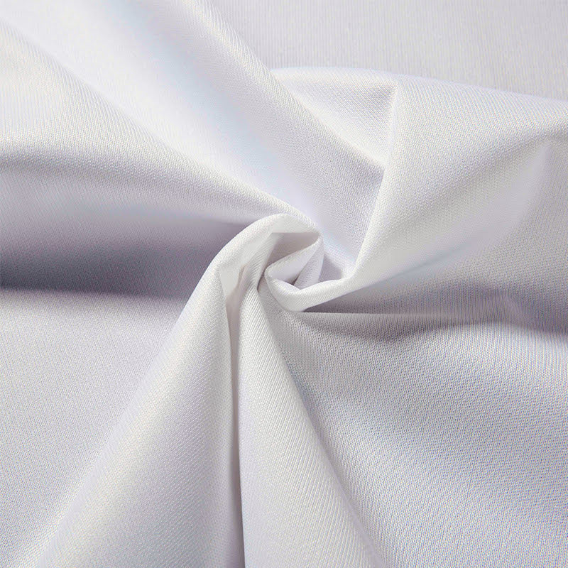 White PUL Fabric Waterproof - Polyurethane Knit