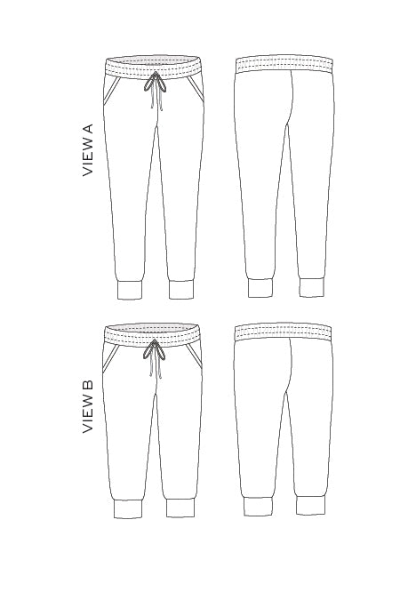 Hudson Pant - By True Bias Patterns