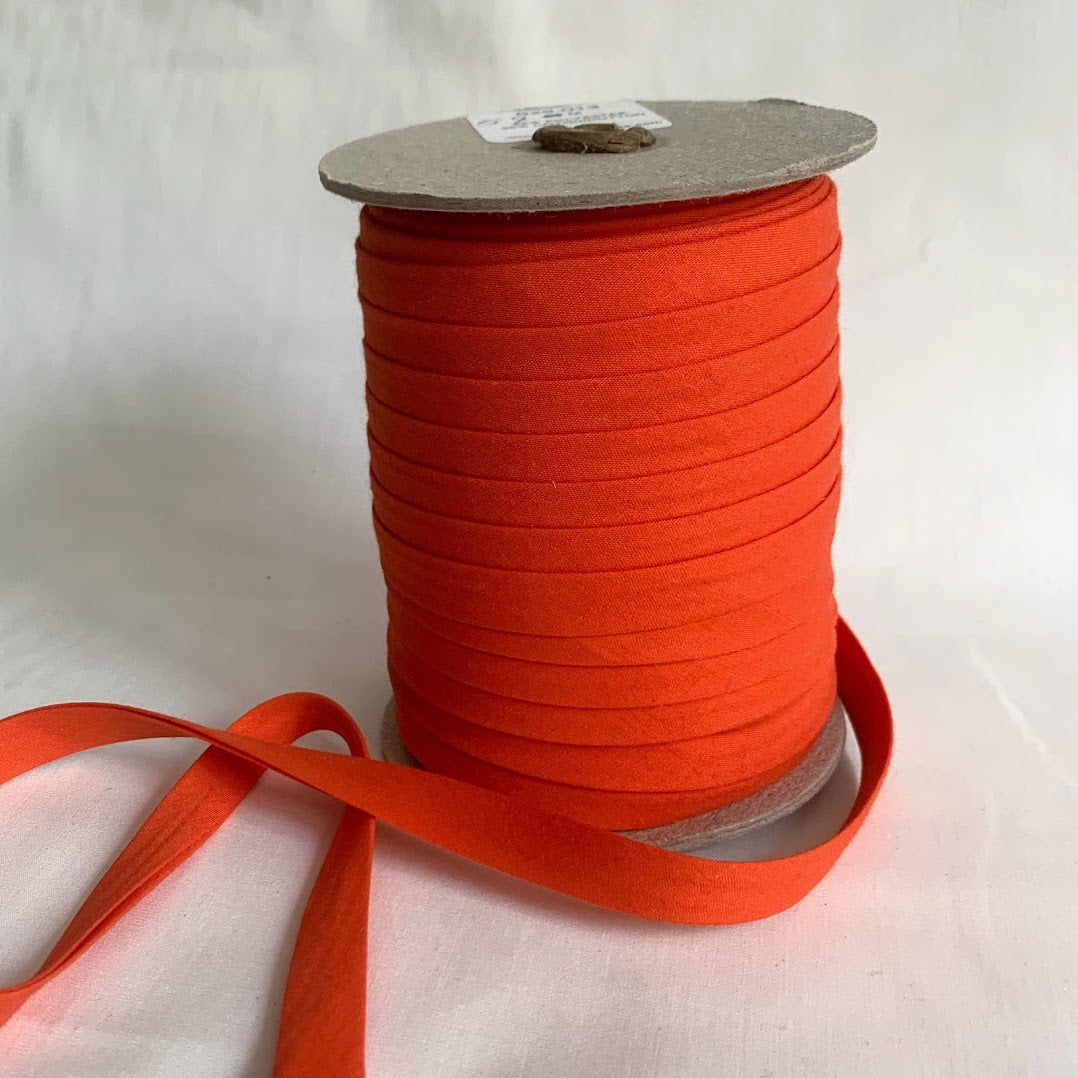 Extra Wide Double Fold Bias Tape 13mm (1/2") - Orange