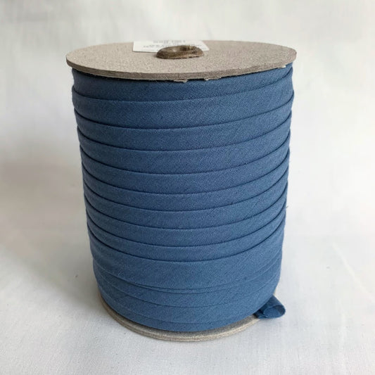 Extra Wide Double Fold Bias Tape 13mm (1/2") - Vintage Blue
