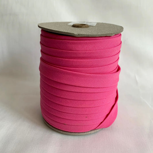 Extra Wide Double Fold Bias Tape 13mm (1/2") - Fuchsia Pink