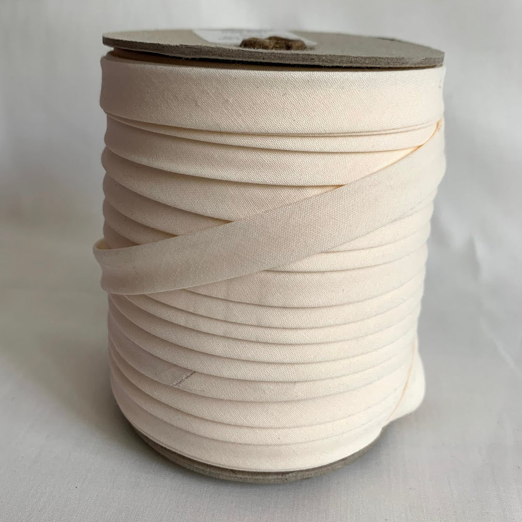 Extra Wide Double Fold Bias Tape 13mm (1/2") - Ivory