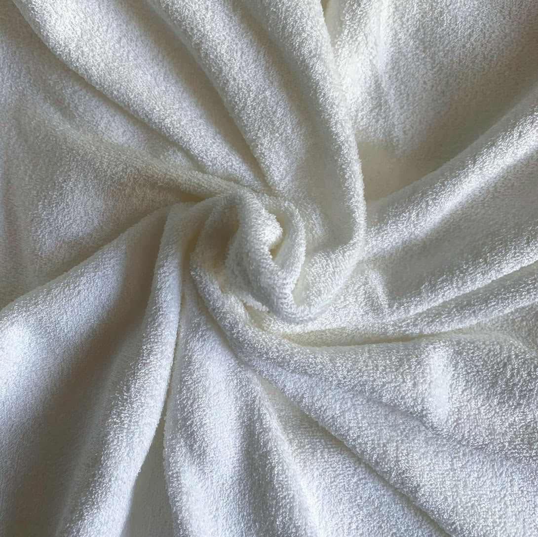 Bamboo Organic Cotton Double Loop Terry Knit Fabric 64" wide
