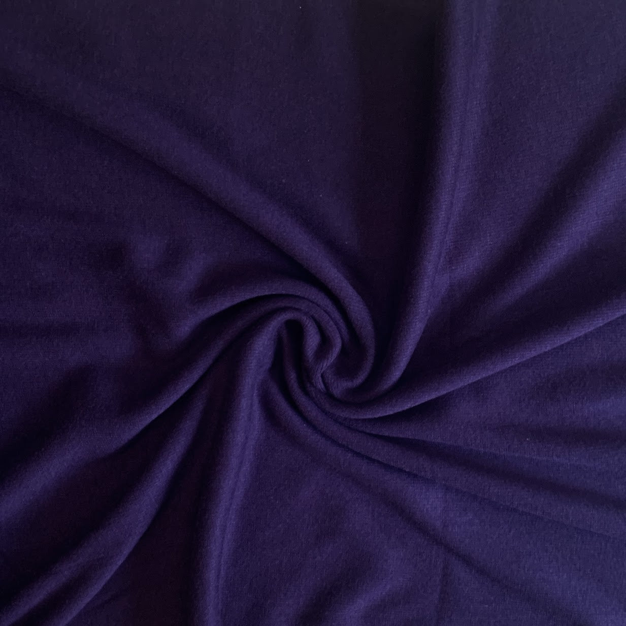 Bamboo Cotton Rib 2x2 - Plum Purple - Ribbed Knit