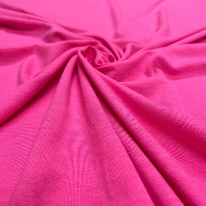 TENCEL™ Lyocell Organic Cotton Spandex Jersey - Bright Pink