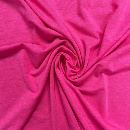 TENCEL™ Lyocell Organic Cotton Spandex Jersey - Bright Pink