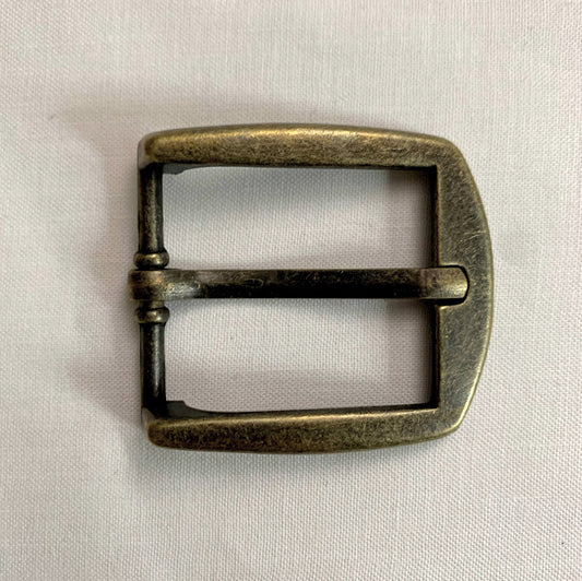 32mm (1 1/4") Antique Brass Lightweight Belt / Strap Buckle