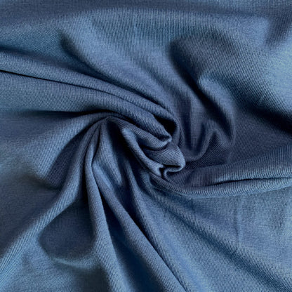 Bamboo/Cotton Stretch Jersey Knit - Vintage Blue