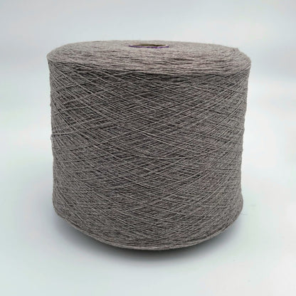 100% Cashmere Yarn - Deadstock Yarn - Made in Italy -  Heathered Taupe - Lace Weight  - 100g