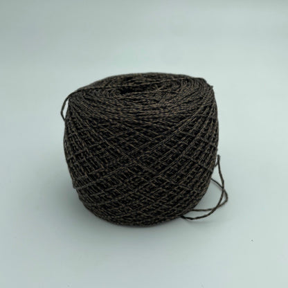 100% Silk - Deadstock Yarn - Made in Italy -  Olive Brown  - Fingering / Sport Weight  - 100g