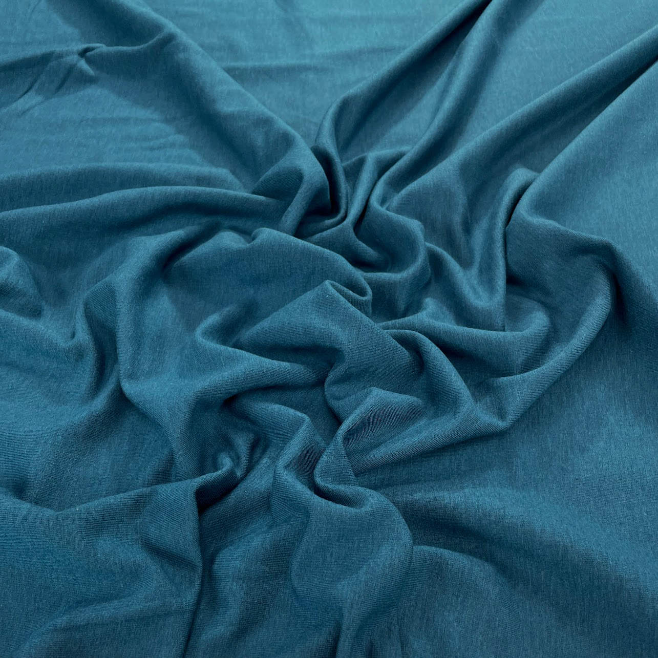 TENCEL™ Lyocell Organic Cotton French Terry - Moroccan Blue