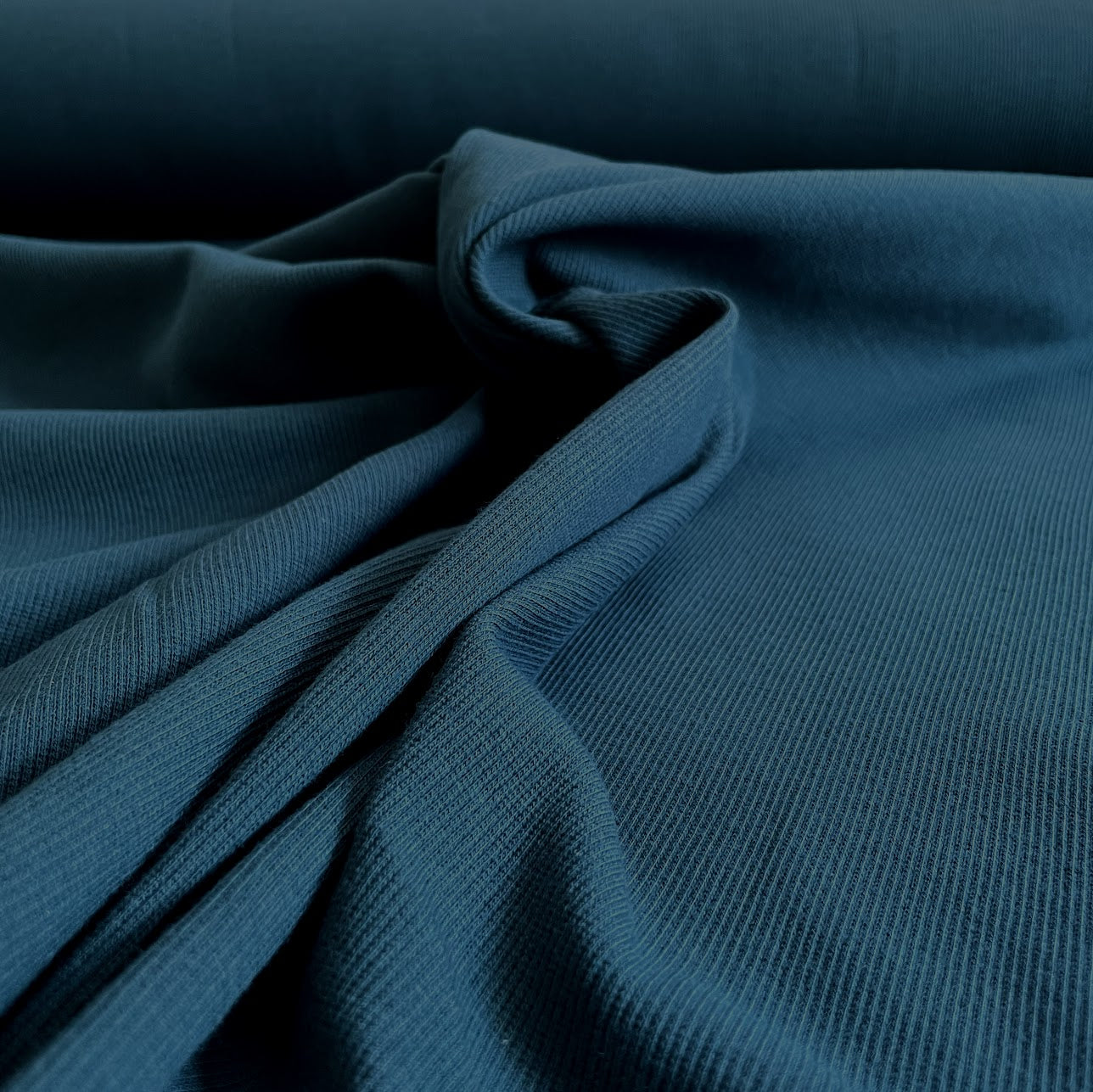 Organic Cotton 2x2 Rib Knit - Ultramarine – Riverside Fabrics