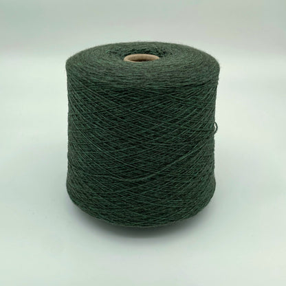 Baby Yak - Deadstock Yarn - Made in Italy -  Aspen Green - Fingering Weight  -  232 grams CONE