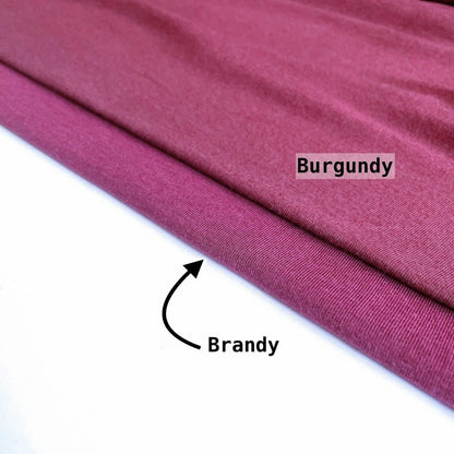 TENCEL™ Lyocell Organic Cotton Spandex Jersey - Brandy