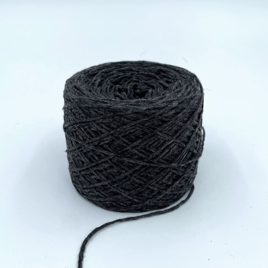 Cariaggi Piuma - 100% Cashmere Yarn - Made in Italy - Dark Heather Grey - Sport Weight