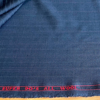 Superfine Wool Suiting - Super 90s - Navy