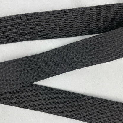 25mm (1") Soft Pre-Shrunk Knitted Elastic - Black
