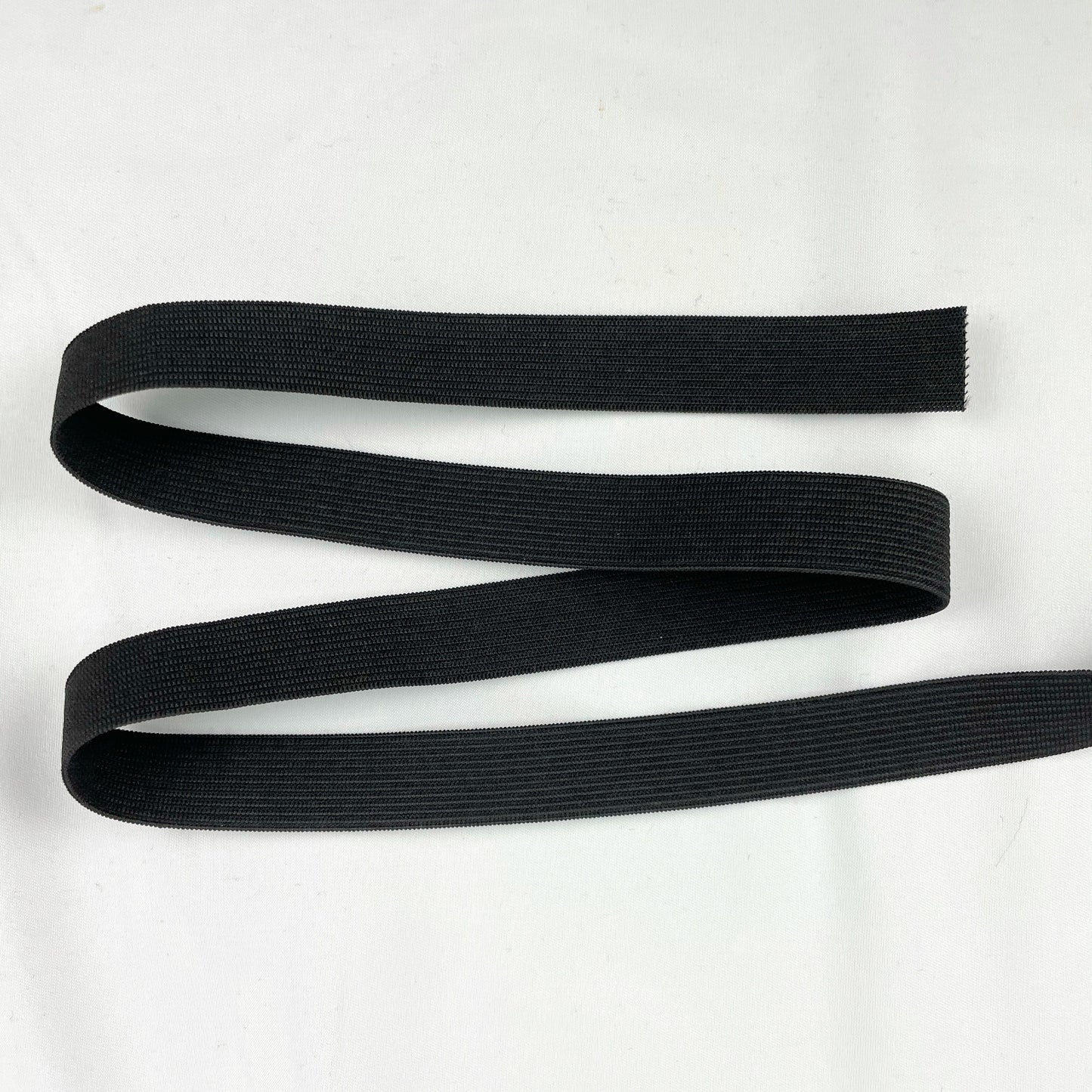 19mm (3/4") Soft Pre-Shrunk Knitted Elastic - Black