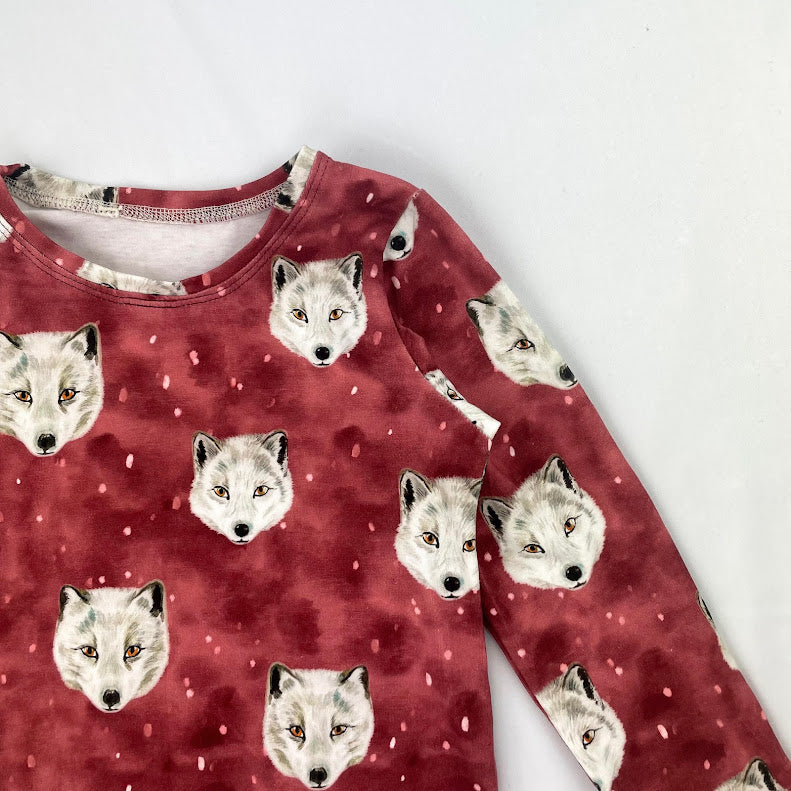 Red Fox Cotton Jersey Knit