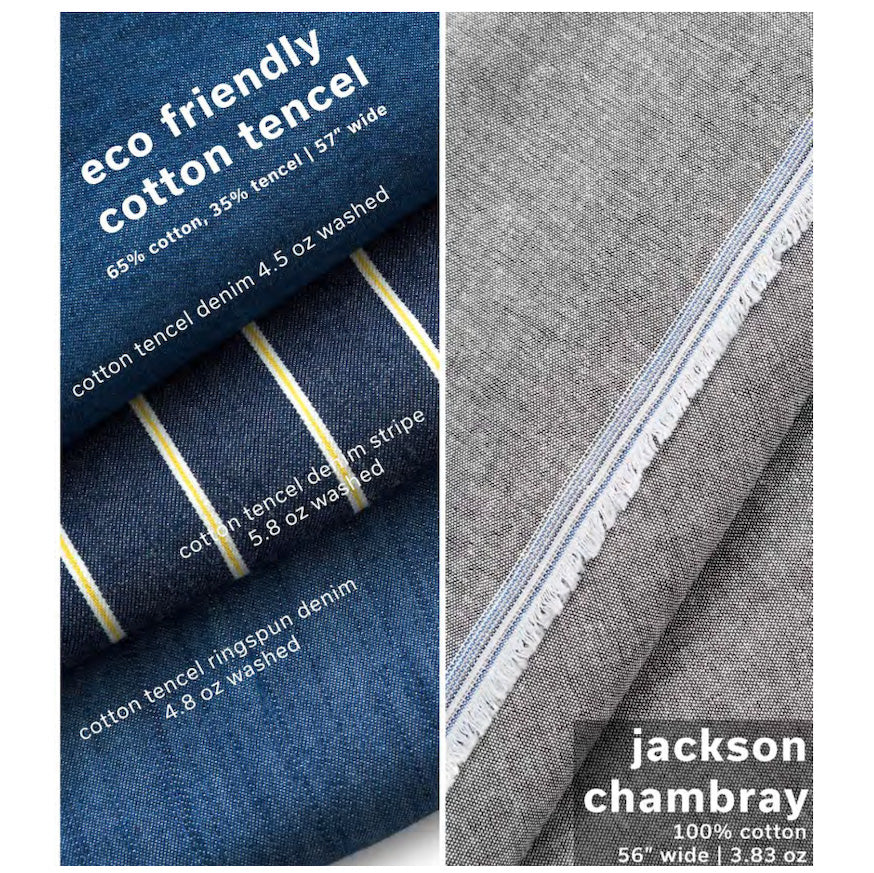 Blue Snakeskin Tencel Denim Fabric by Joann | Joann x Ribblr