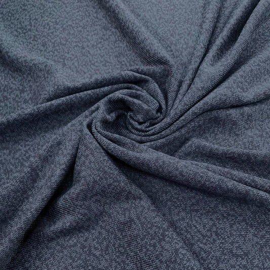 Tencel Lyocell Organic Cotton Sweater Knit - Dusk Blue