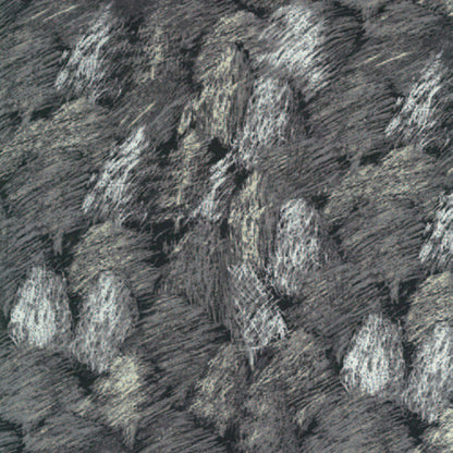 Keshiki - Forest - Cotton / Linen Poplin - Grey